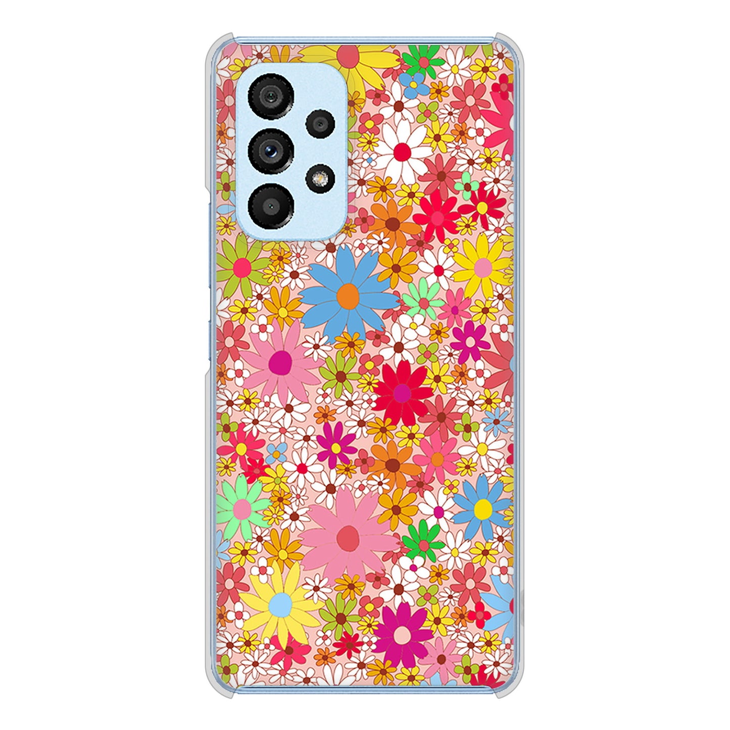 Galaxy A53 5G SC-53C docomo 高画質仕上げ 背面印刷 ハードケース リバティプリント