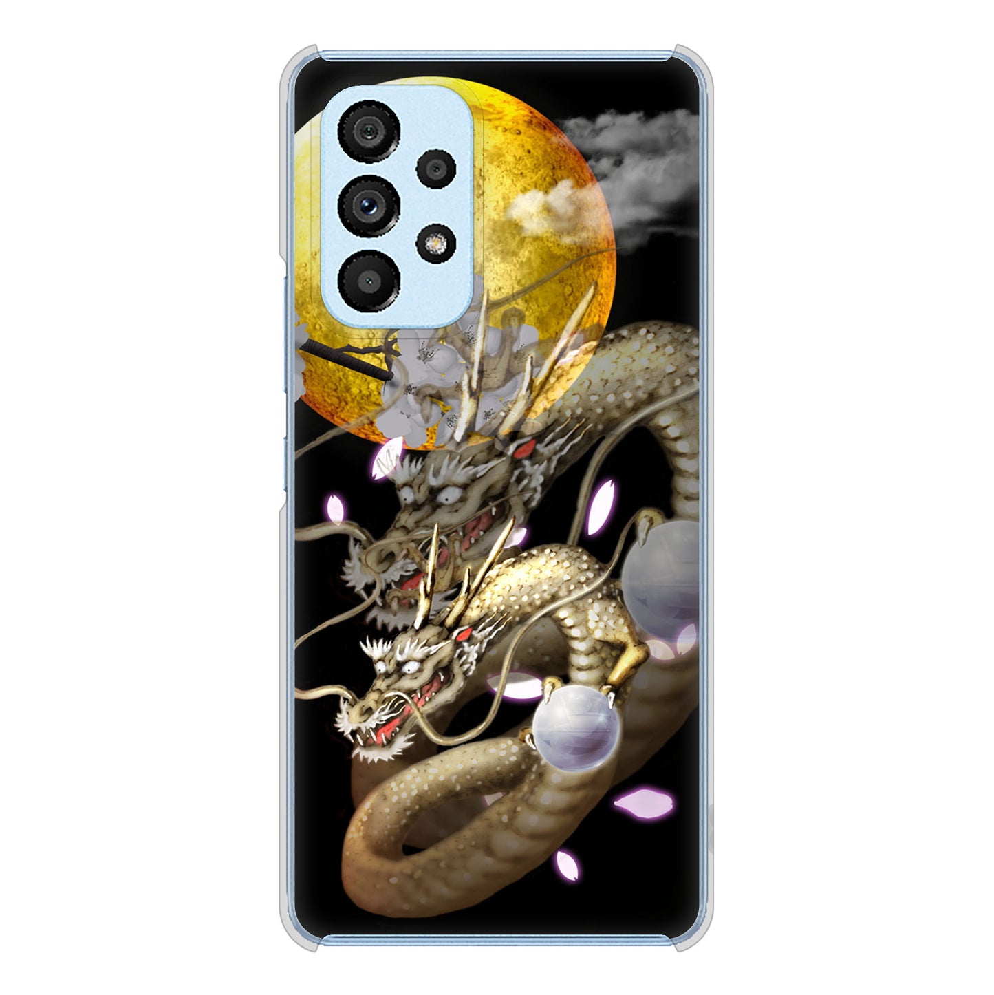 Galaxy A53 5G SC-53C docomo 高画質仕上げ 背面印刷 ハードケース 龍