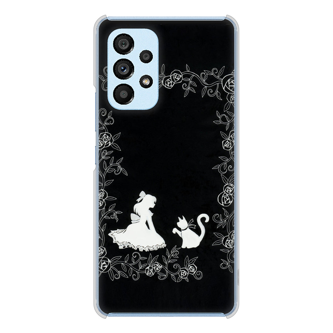 Galaxy A53 5G SC-53C docomo 高画質仕上げ 背面印刷 ハードケース お姫様とネコ