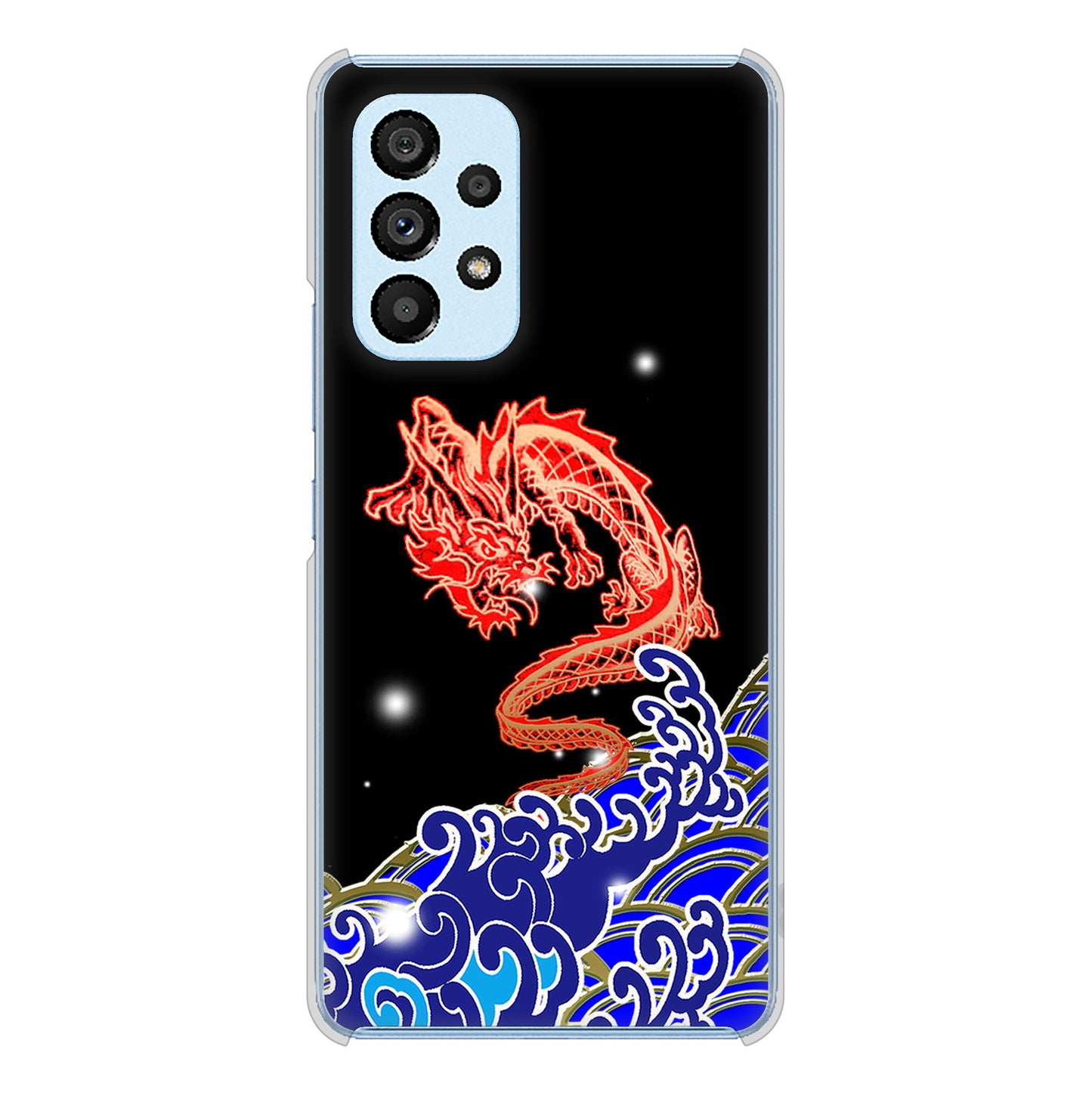 Galaxy A53 5G SC-53C docomo 高画質仕上げ 背面印刷 ハードケース 水竜