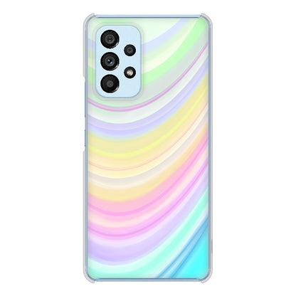 Galaxy A53 5G SC-53C docomo 高画質仕上げ 背面印刷 ハードケース レインボー
