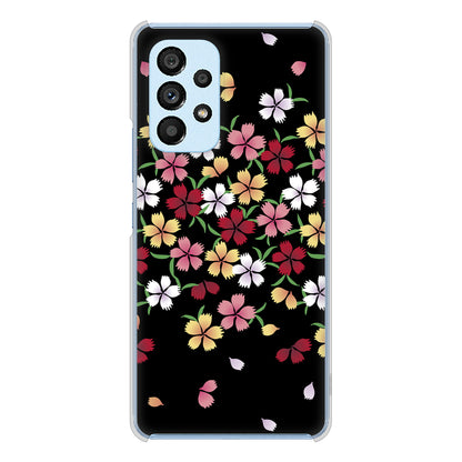 Galaxy A53 5G SC-53C docomo 高画質仕上げ 背面印刷 ハードケース 和花柄