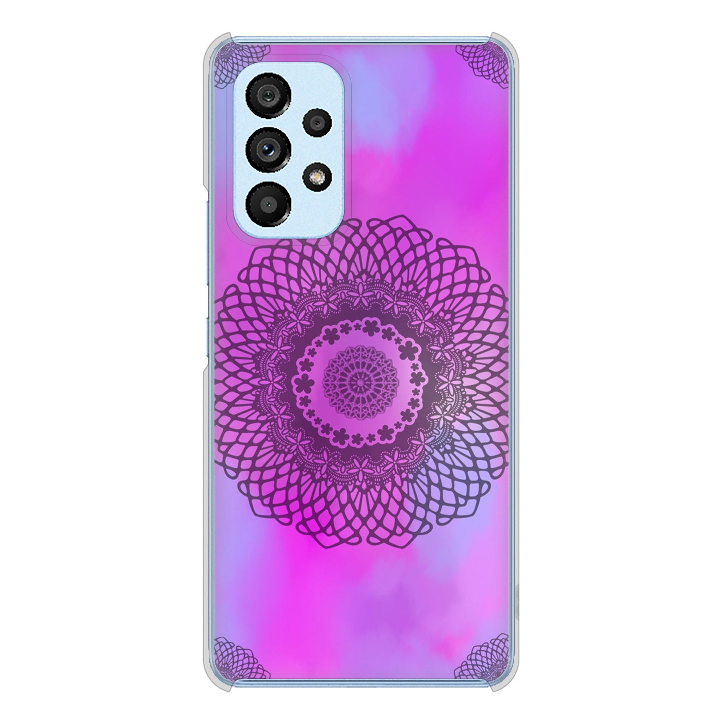 Galaxy A53 5G SC-53C docomo 高画質仕上げ 背面印刷 ハードケース 【YJ344 レース】