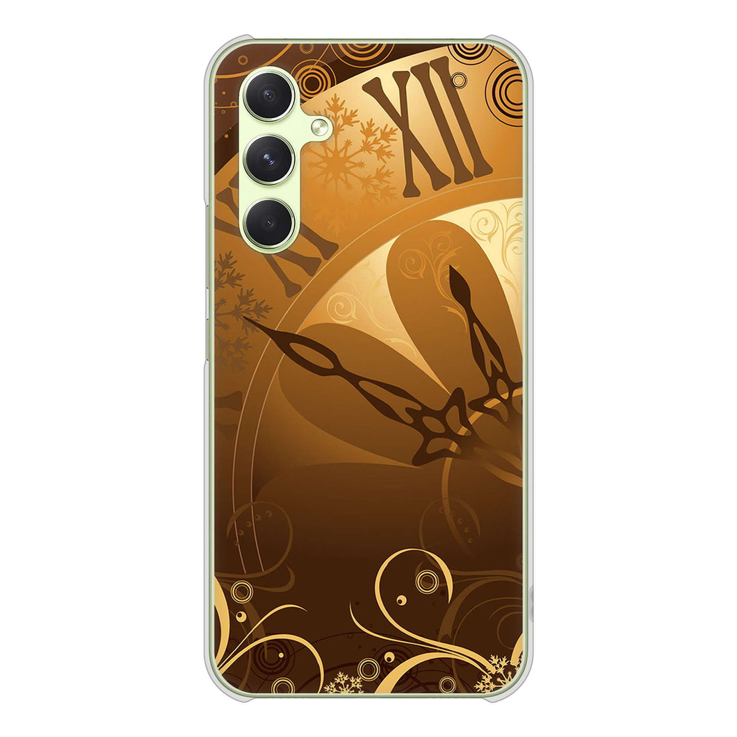 Galaxy A54 5G SC-53D docomo 高画質仕上げ 背面印刷 ハードケース 【185 時を刻む針】