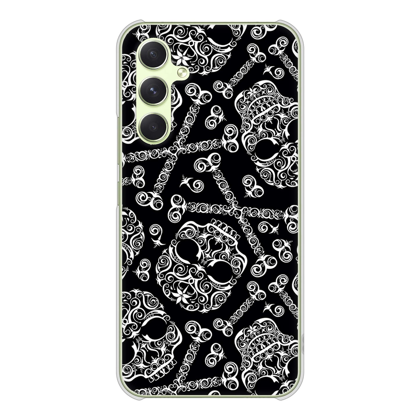 Galaxy A54 5G SC-53D docomo 高画質仕上げ 背面印刷 ハードケース 【363 ドクロの刺青】