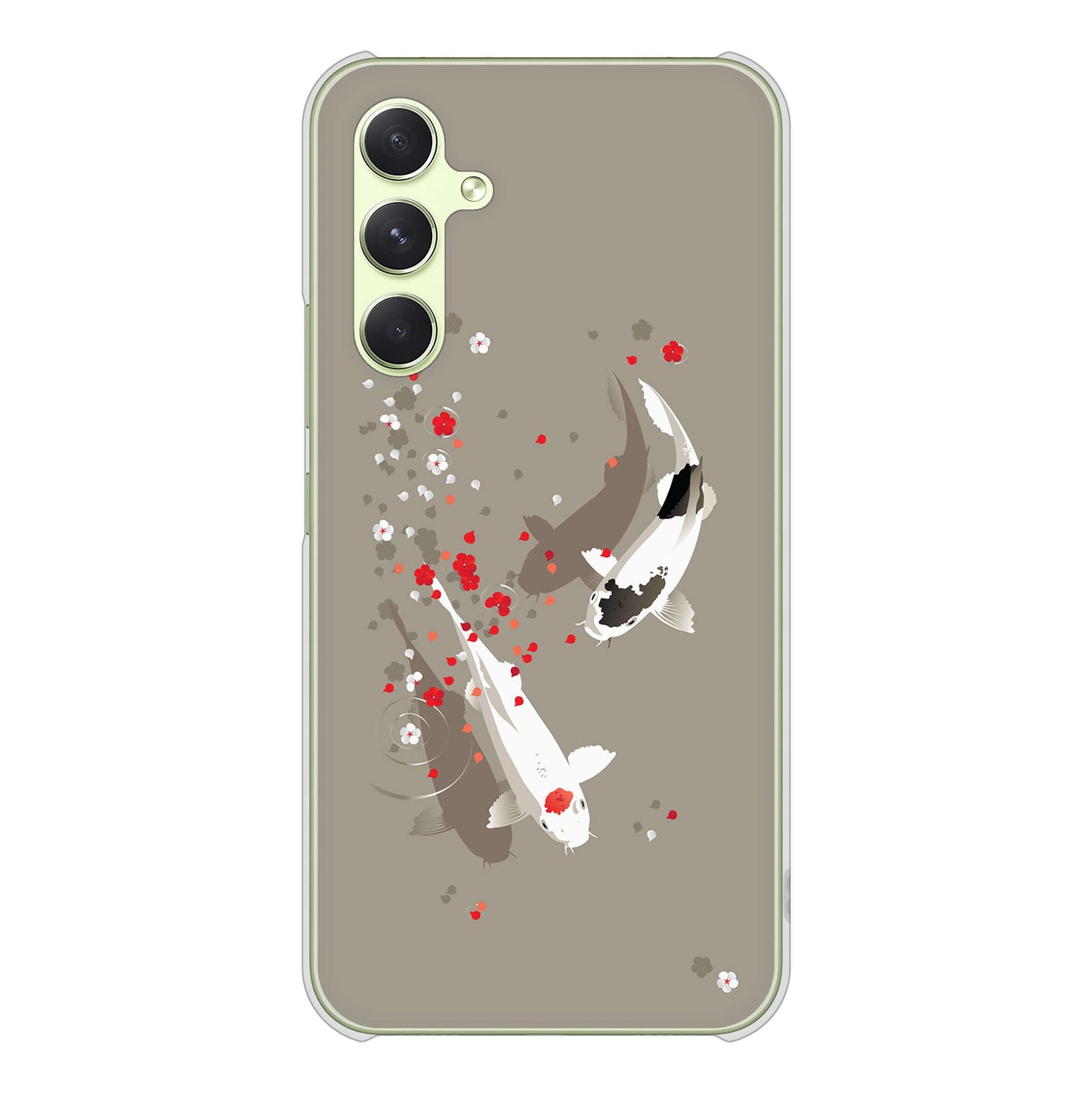 Galaxy A54 5G SC-53D docomo 高画質仕上げ 背面印刷 ハードケース 【367 よりそう鯉】