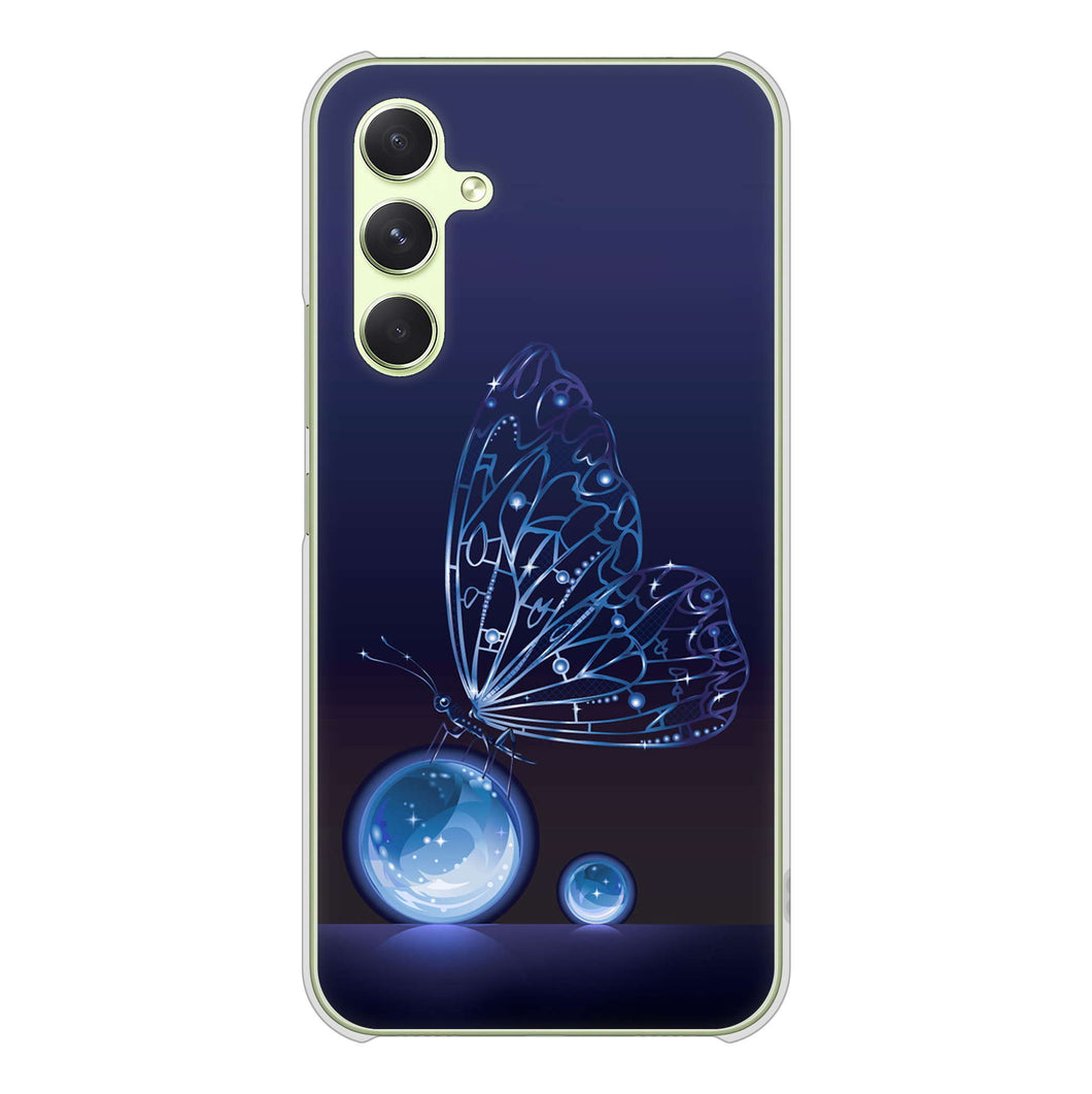 Galaxy A54 5G SC-53D docomo 高画質仕上げ 背面印刷 ハードケースバタフライ