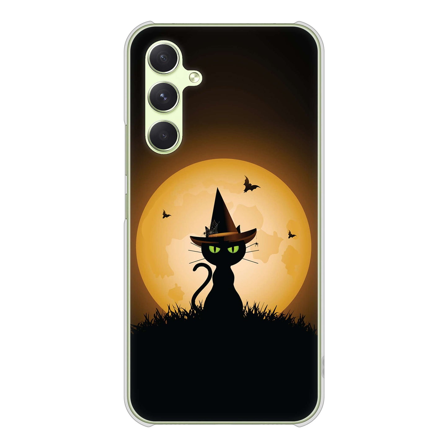 Galaxy A54 5G SC-53D docomo 高画質仕上げ 背面印刷 ハードケース夜とネコ