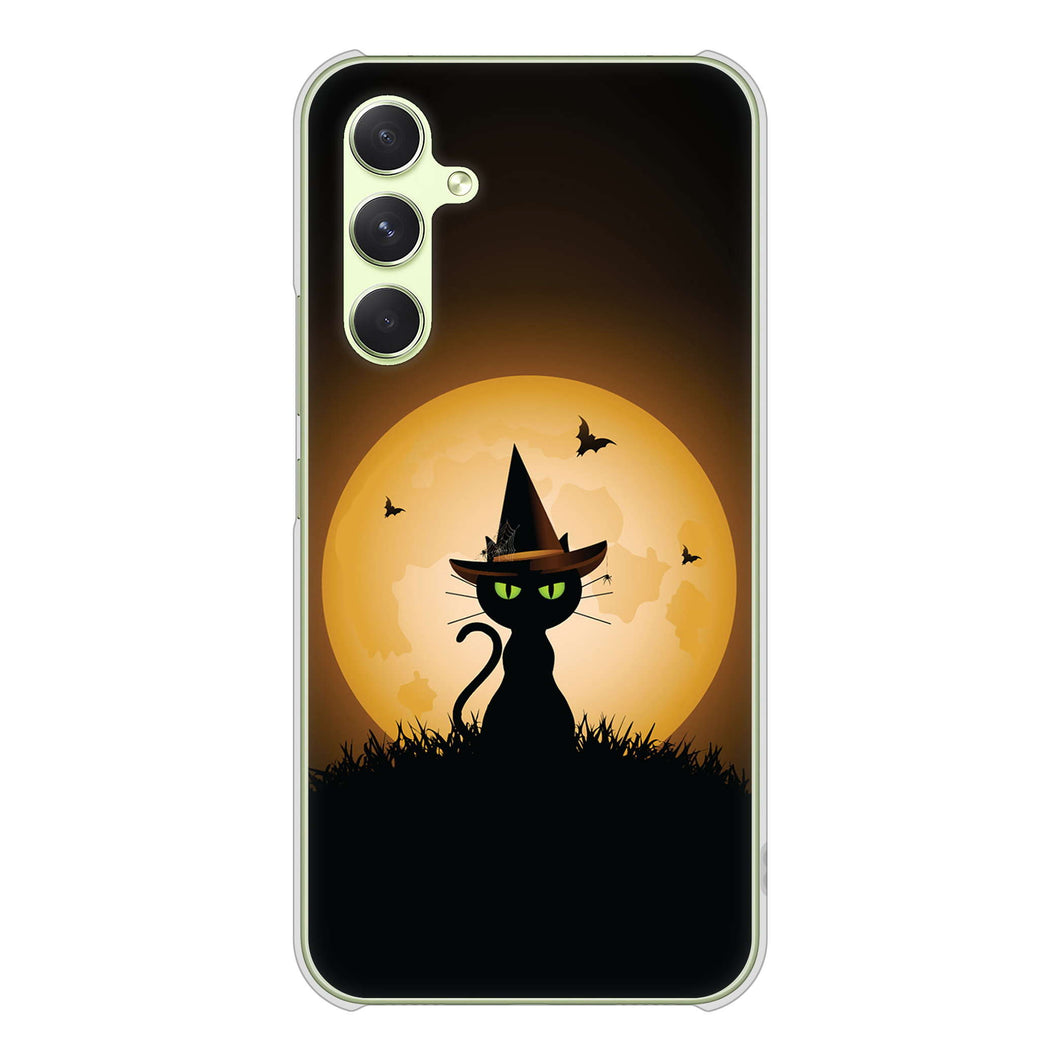 Galaxy A54 5G SC-53D docomo 高画質仕上げ 背面印刷 ハードケース夜とネコ