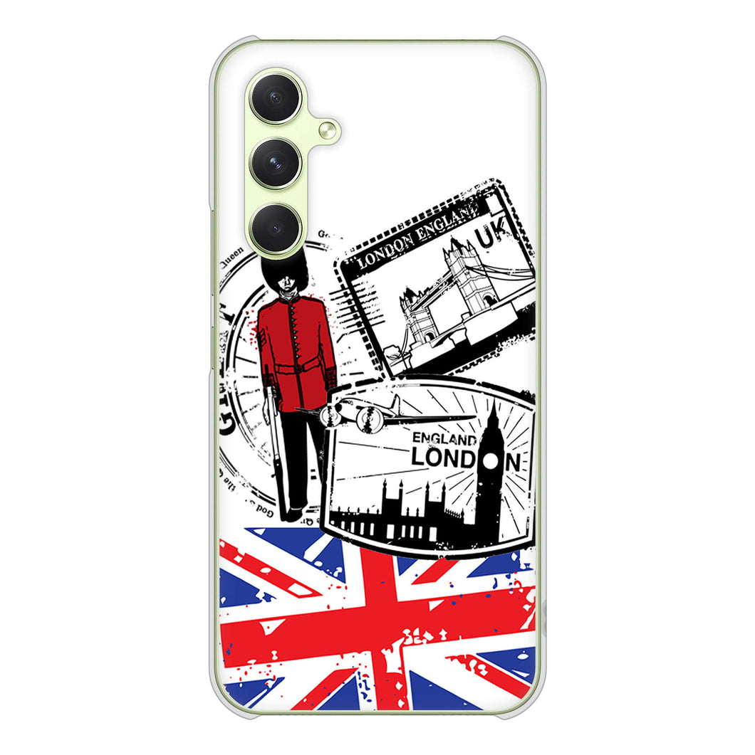 Galaxy A54 5G SC-53D docomo 高画質仕上げ 背面印刷 ハードケースイギリスの風景
