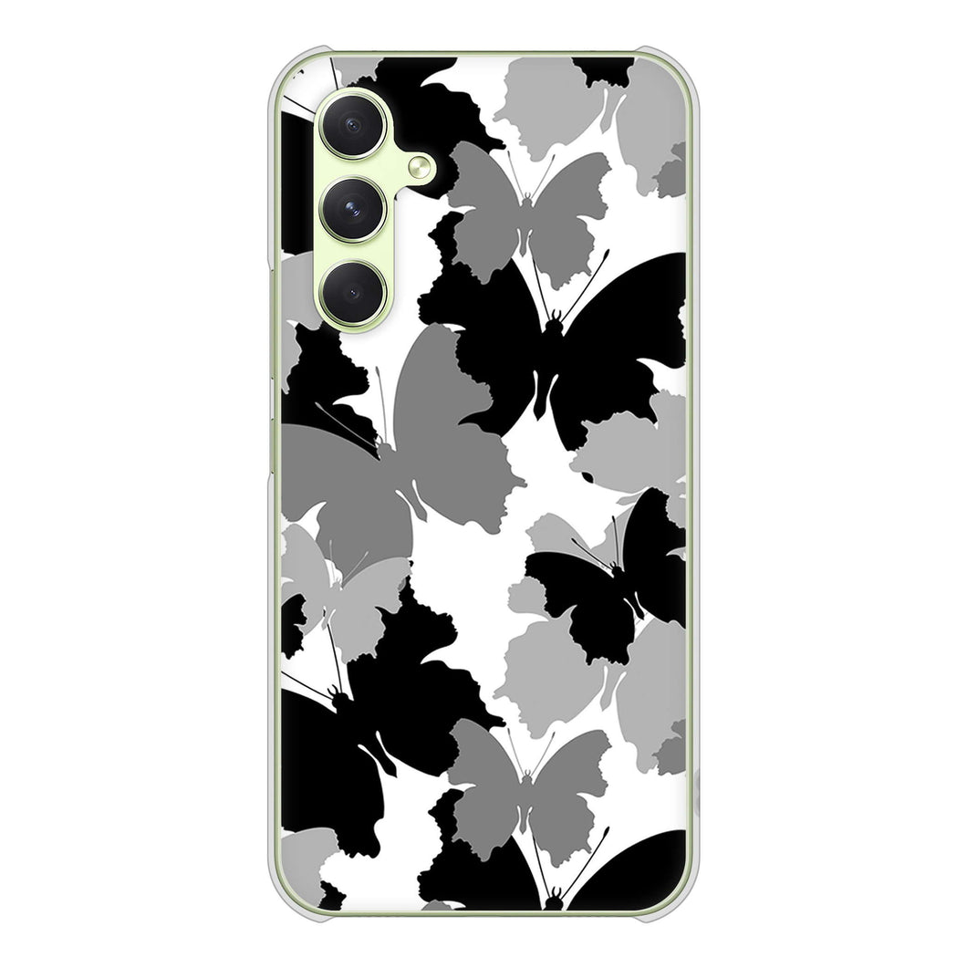 Galaxy A54 5G SC-53D docomo 高画質仕上げ 背面印刷 ハードケース 【1336 夜の蝶】