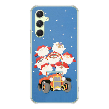Galaxy A54 5G SC-53D docomo 高画質仕上げ 背面印刷 ハードケースクリスマス