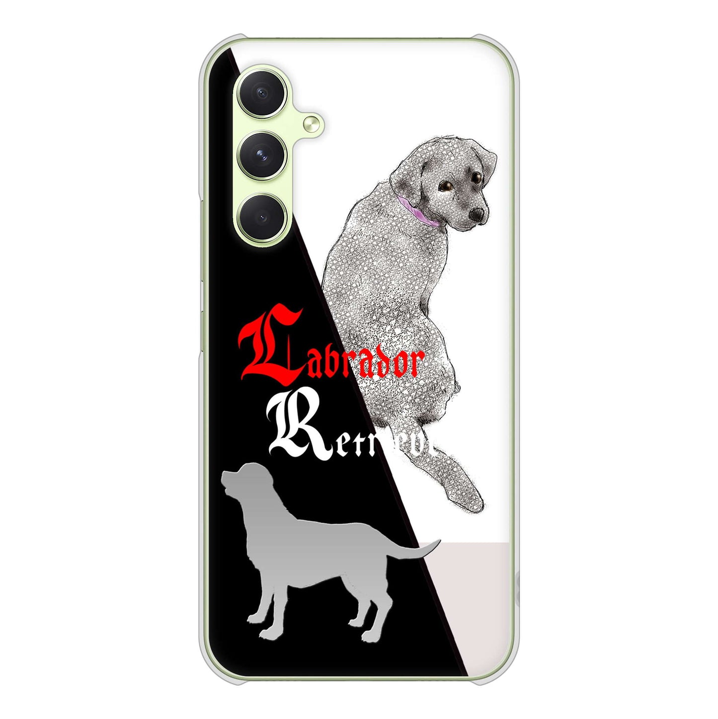 Galaxy A54 5G SC-53D docomo 高画質仕上げ 背面印刷 ハードケースラブラドールレトリバー