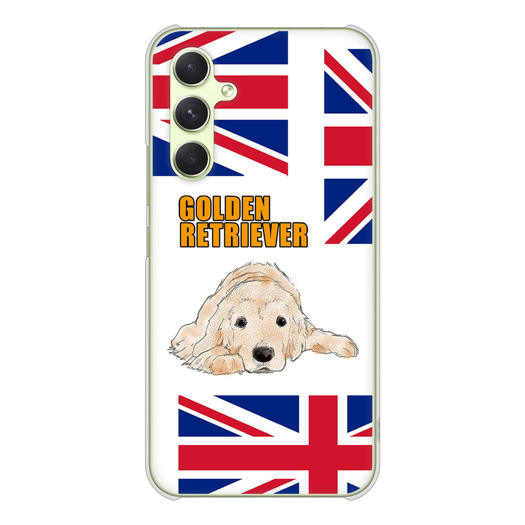 Galaxy A54 5G SC-53D docomo 高画質仕上げ 背面印刷 ハードケースゴールデンレトリバー