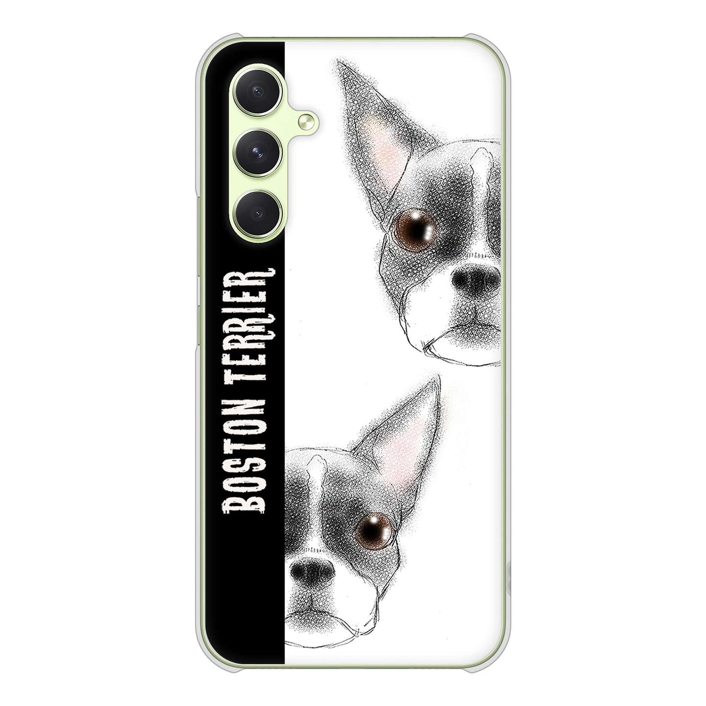 Galaxy A54 5G SC-53D docomo 高画質仕上げ 背面印刷 ハードケースボストンテリア