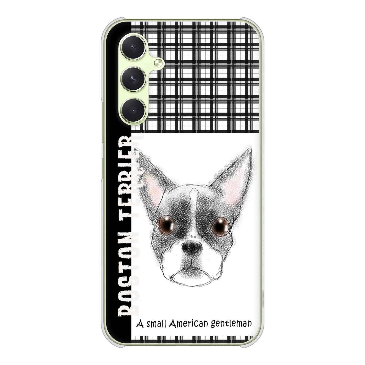 Galaxy A54 5G SC-53D docomo 高画質仕上げ 背面印刷 ハードケースボストンテリア