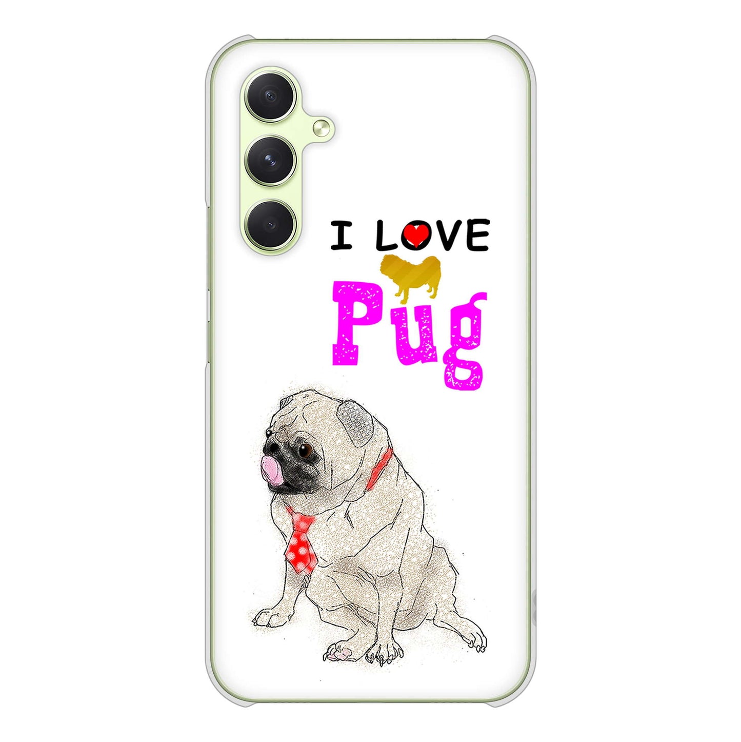 Galaxy A54 5G SC-53D docomo 高画質仕上げ 背面印刷 ハードケースパグ