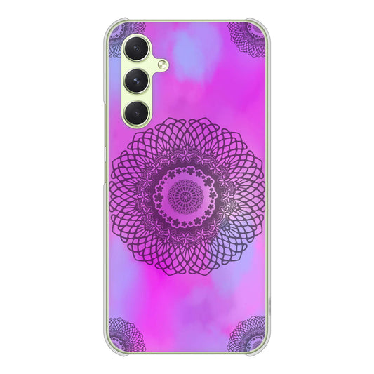 Galaxy A54 5G SC-53D docomo 高画質仕上げ 背面印刷 ハードケース 【YJ344 レース】