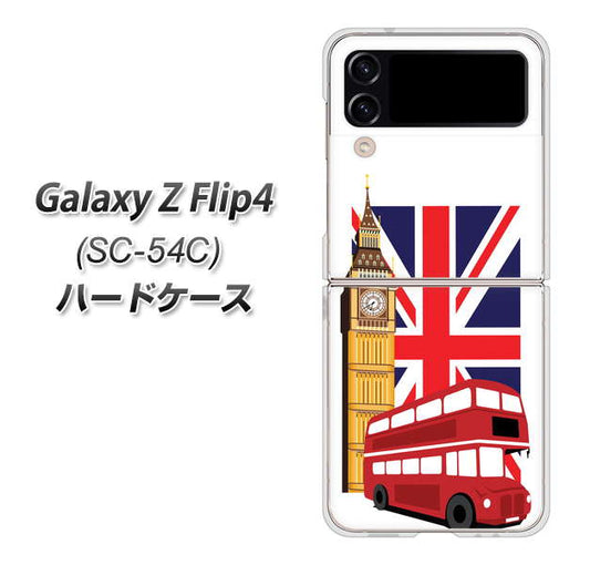 Galaxy Z Flip4 SC-54C docomo 高画質仕上げ 背面印刷 ハードケース【573 イギリス】