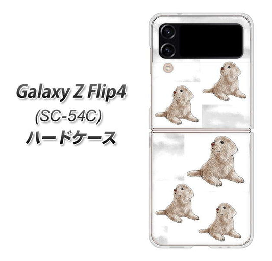 Galaxy Z Flip4 SC-54C docomo 高画質仕上げ 背面印刷 ハードケース【YD823 ラブラドールレトリバー04】