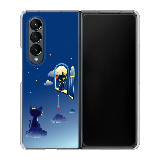 Galaxy Z Fold4 SC-55C docomo 高画質仕上げ 背面印刷 ハードケース【341 恋の駆け引き】