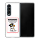 Galaxy Z Fold4 SC-55C docomo 高画質仕上げ 背面印刷 ハードケース【374 猛犬注意】