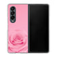 Galaxy Z Fold4 SC-55C docomo 高画質仕上げ 背面印刷 ハードケース【401 ピンクのバラ】