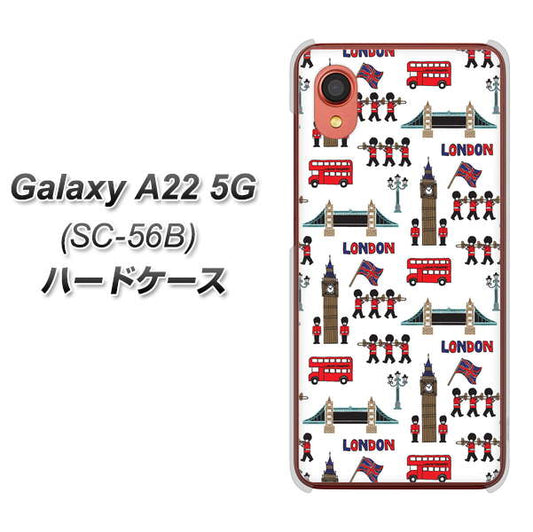 Galaxy A22 5G SC-56B docomo 高画質仕上げ 背面印刷 ハードケース【EK811 ロンドンの街】