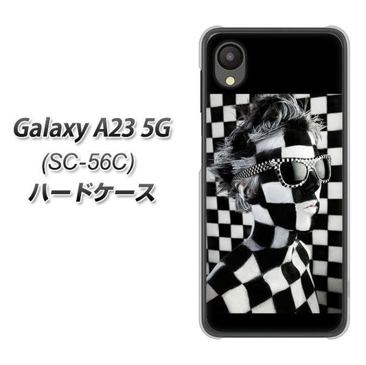 Galaxy A23 5G SC-56C docomo 高画質仕上げ 背面印刷 ハードケース【357 bk&wh】