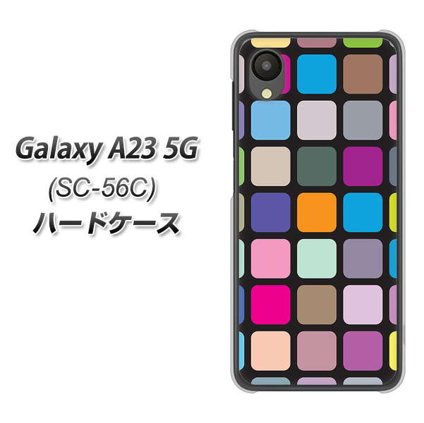 Galaxy A23 5G SC-56C docomo 高画質仕上げ 背面印刷 ハードケース【509 カラースクエア】