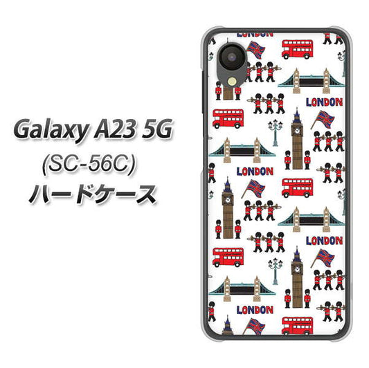 Galaxy A23 5G SC-56C docomo 高画質仕上げ 背面印刷 ハードケース【EK811 ロンドンの街】