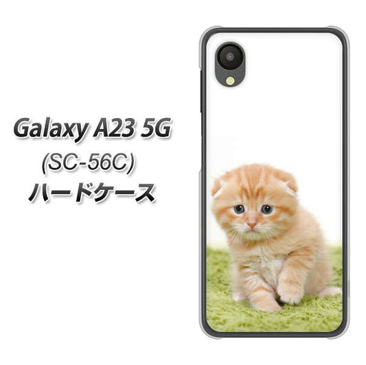 Galaxy A23 5G SC-56C docomo 高画質仕上げ 背面印刷 ハードケース【VA802 ネコこっそり】