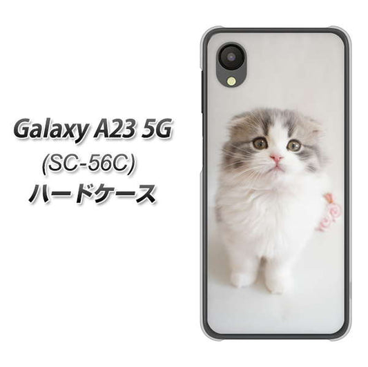 Galaxy A23 5G SC-56C docomo 高画質仕上げ 背面印刷 ハードケース【VA803 まっていますネコ】