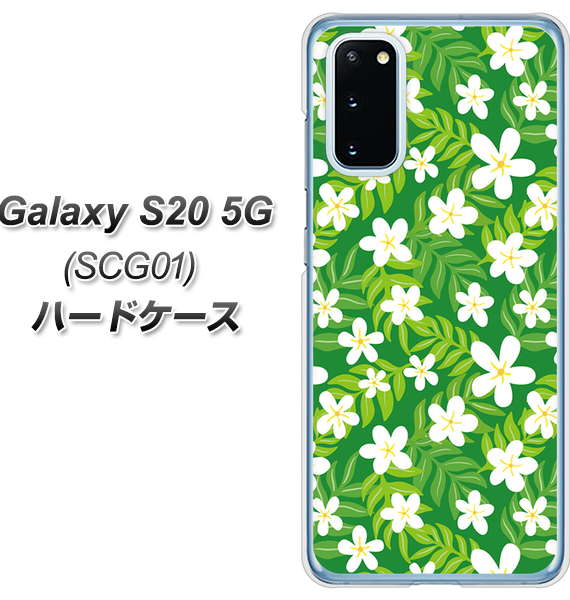 au ギャラクシー S20 5G SCG01 高画質仕上げ 背面印刷 ハードケース【760 ジャスミンの花畑】