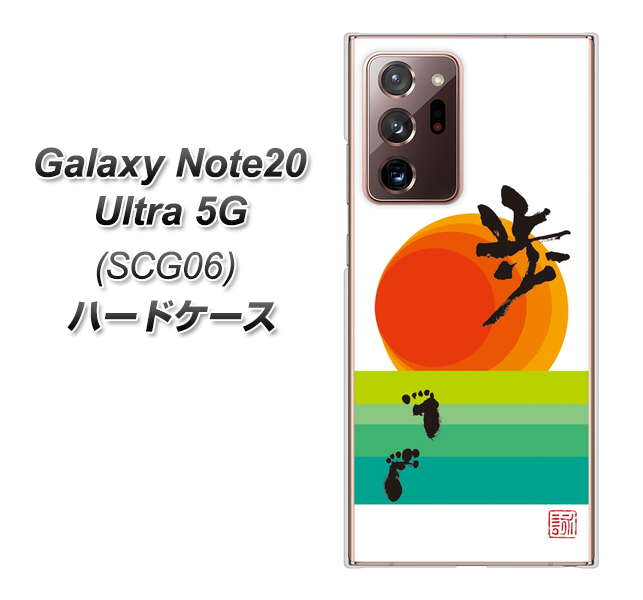 au ギャラクシー ノート20 ウルトラ 5G SCG06 高画質仕上げ 背面印刷 ハードケース【OE809 歩ム】