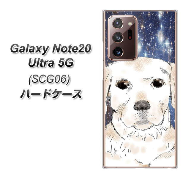 au ギャラクシー ノート20 ウルトラ 5G SCG06 高画質仕上げ 背面印刷 ハードケース【YD820 ラブラドールレトリバー01】