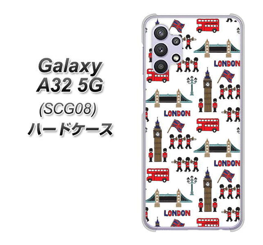 au ギャラクシーA32 5G SCG08 高画質仕上げ 背面印刷 ハードケース【EK811 ロンドンの街】