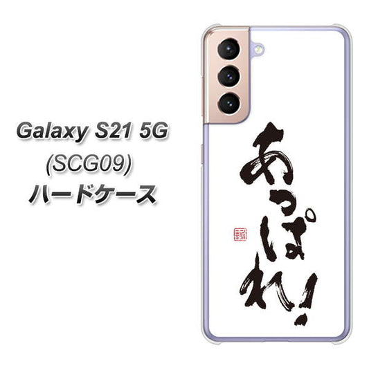 au ギャラクシーS21 5G SCG09 高画質仕上げ 背面印刷 ハードケース【OE846 あっぱれ！】