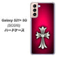 au ギャラクシーS21+ 5G SCG10 高画質仕上げ 背面印刷 ハードケース【249 クロスレッド】