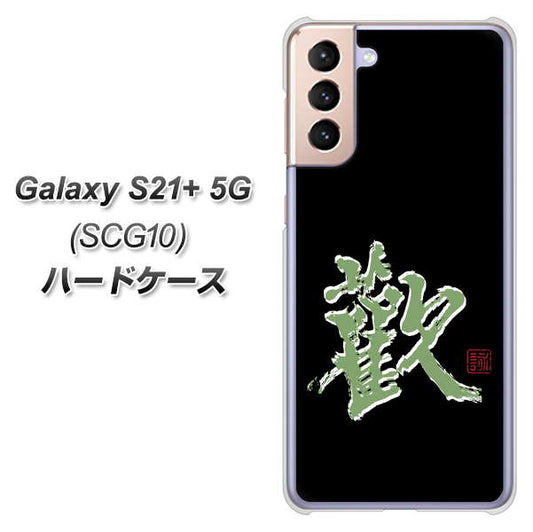 au ギャラクシーS21+ 5G SCG10 高画質仕上げ 背面印刷 ハードケース【OE823 歓】