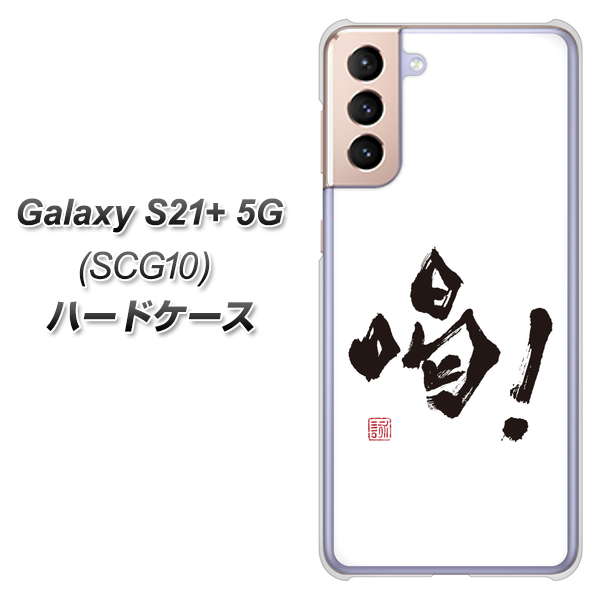 au ギャラクシーS21+ 5G SCG10 高画質仕上げ 背面印刷 ハードケース【OE845 喝！】