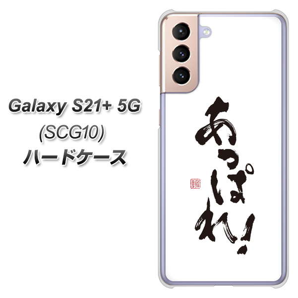 au ギャラクシーS21+ 5G SCG10 高画質仕上げ 背面印刷 ハードケース【OE846 あっぱれ！】