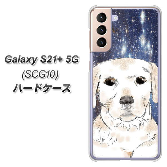 au ギャラクシーS21+ 5G SCG10 高画質仕上げ 背面印刷 ハードケース【YD820 ラブラドールレトリバー01】