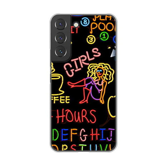 Galaxy S22 SCG13 au 高画質仕上げ 背面印刷 ハードケース 【284 カジノ】