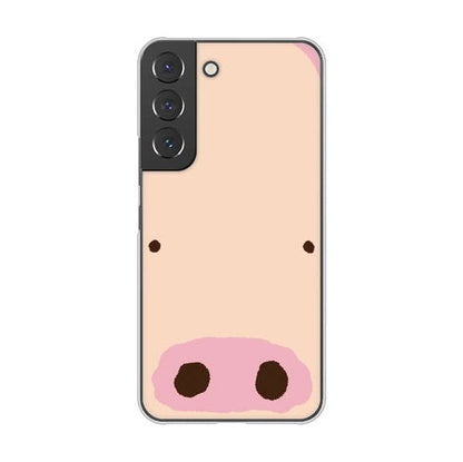 Galaxy S22 SCG13 au 高画質仕上げ 背面印刷 ハードケース ドアップアニマル