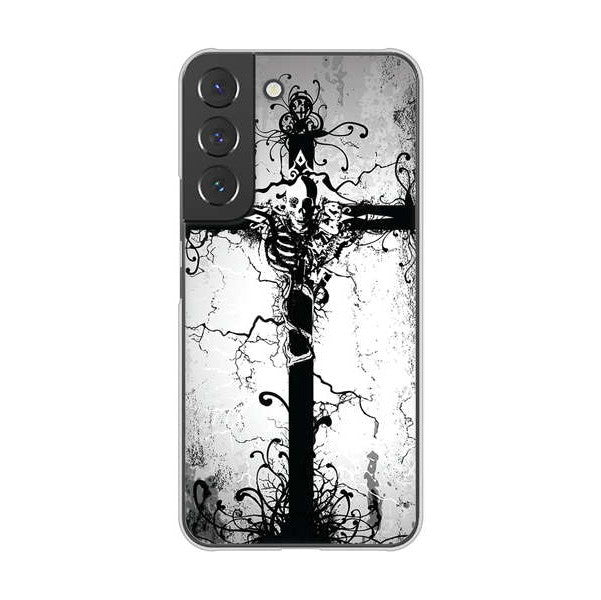 Galaxy S22 SCG13 au 高画質仕上げ 背面印刷 ハードケース 【432 張付の骸】