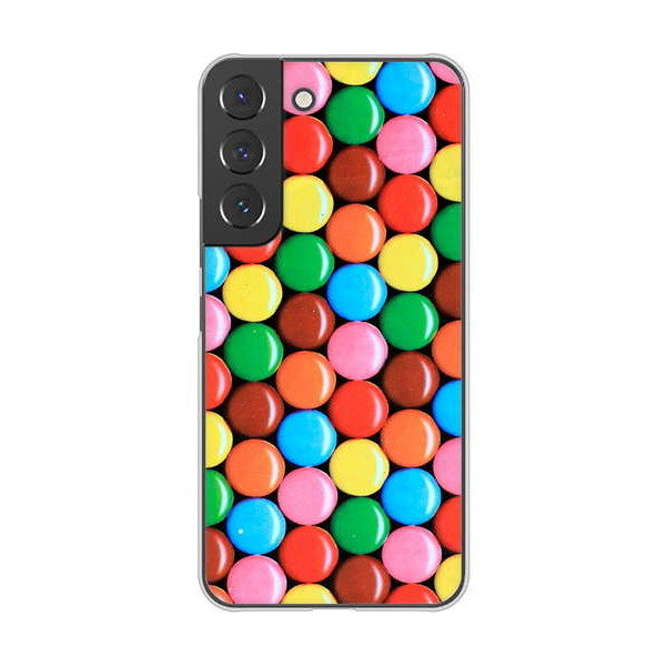 Galaxy S22 SCG13 au 高画質仕上げ 背面印刷 ハードケース スイーツ
