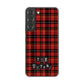 Galaxy S22 SCG13 au 高画質仕上げ 背面印刷 ハードケース 【547 THEチェック】