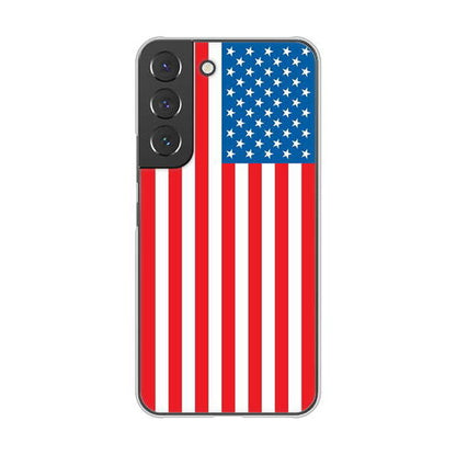 Galaxy S22 SCG13 au 高画質仕上げ 背面印刷 ハードケース 国旗