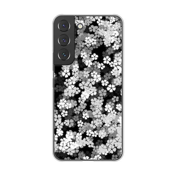 Galaxy S22 SCG13 au 高画質仕上げ 背面印刷 ハードケース 【1332 夜桜】